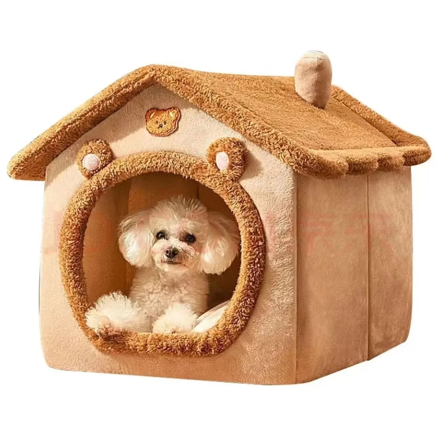 All Seasons Corduroy Pet House - MY TECH PET SHOP