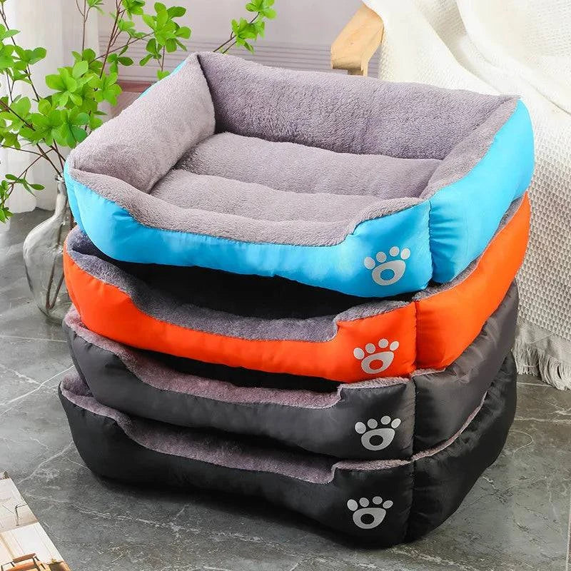Colorful Soft Waterproof Winter Pet House Bed - MY TECH PET SHOP
