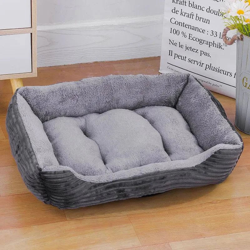 Colorful Soft Waterproof Winter Pet House Bed - MY TECH PET SHOP
