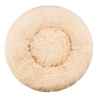Warm Washable Round Plush Bed - MY TECH PET SHOP