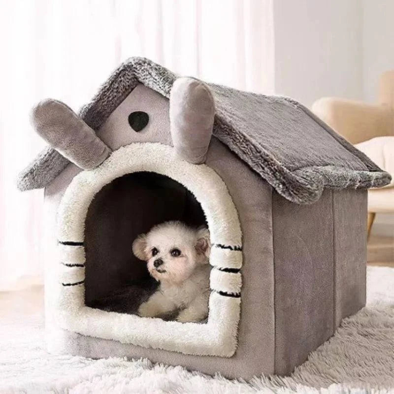 All Seasons Corduroy Pet House - MY TECH PET SHOP