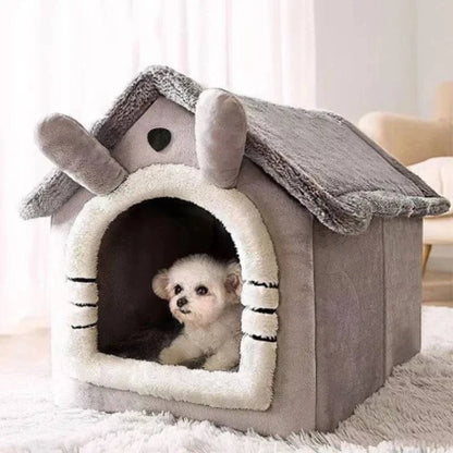 All Seasons Corduroy Pet House - MY TECH PET SHOP