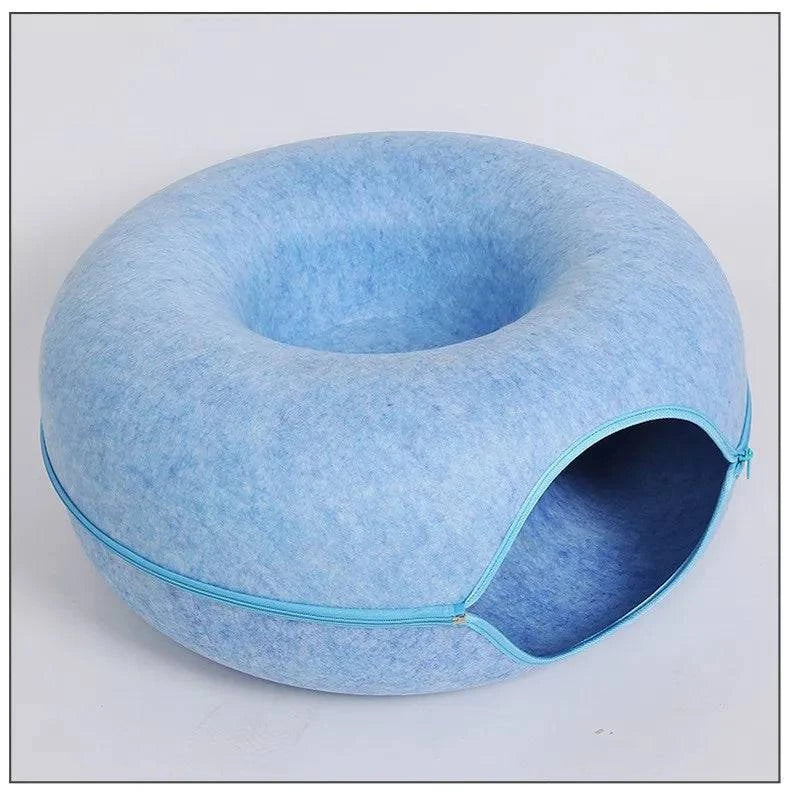Tunnel Interactive Felt Cozy Bed - MY TECH PET SHOP