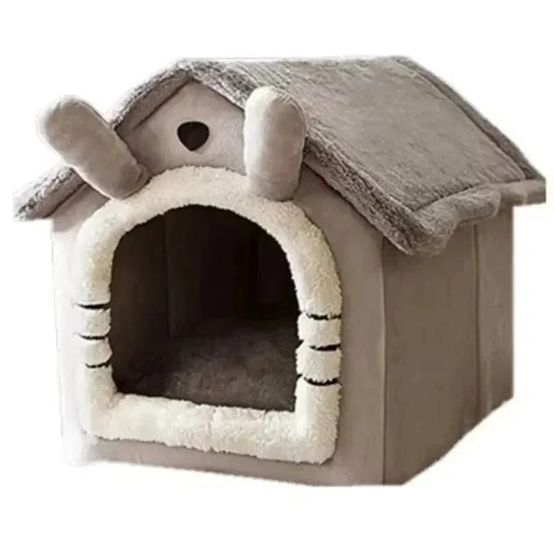 All Seasons Corduroy Pet House - MY TECH PET SHOP