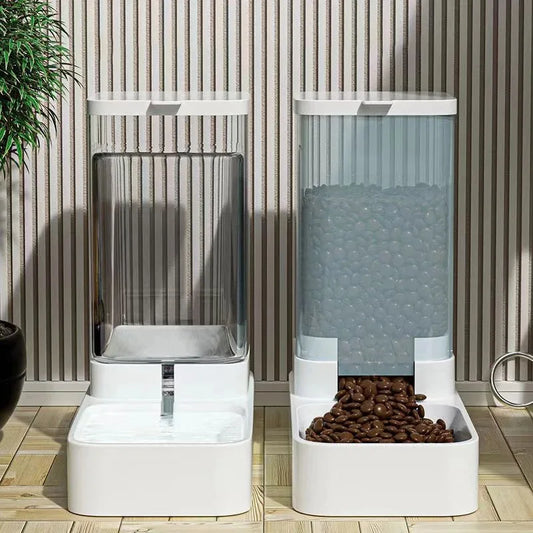 Large Capacity Transparent Gravity Food Bowl