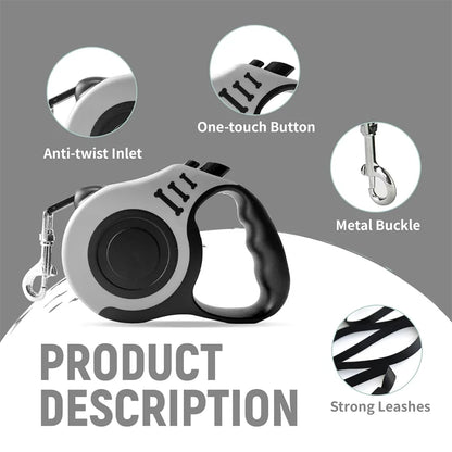 5m Strong Nylon Lead Small Leash - MY TECH PET SHOP