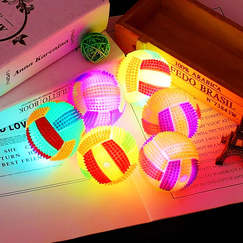 LED Glowing Bouncy Ball Toy - MY TECH PET SHOP