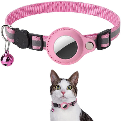Adjustable Waterproof Collar with AirTag Holder - MY TECH PET SHOP
