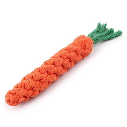 Durable Carrot Rope Toy - MY TECH PET SHOP