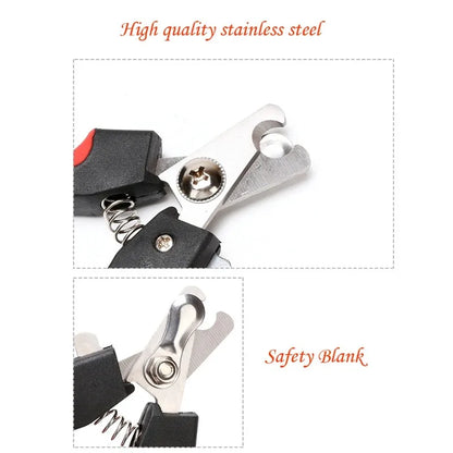 Stainless Steel Pet Nail Clippers - MY TECH PET SHOP