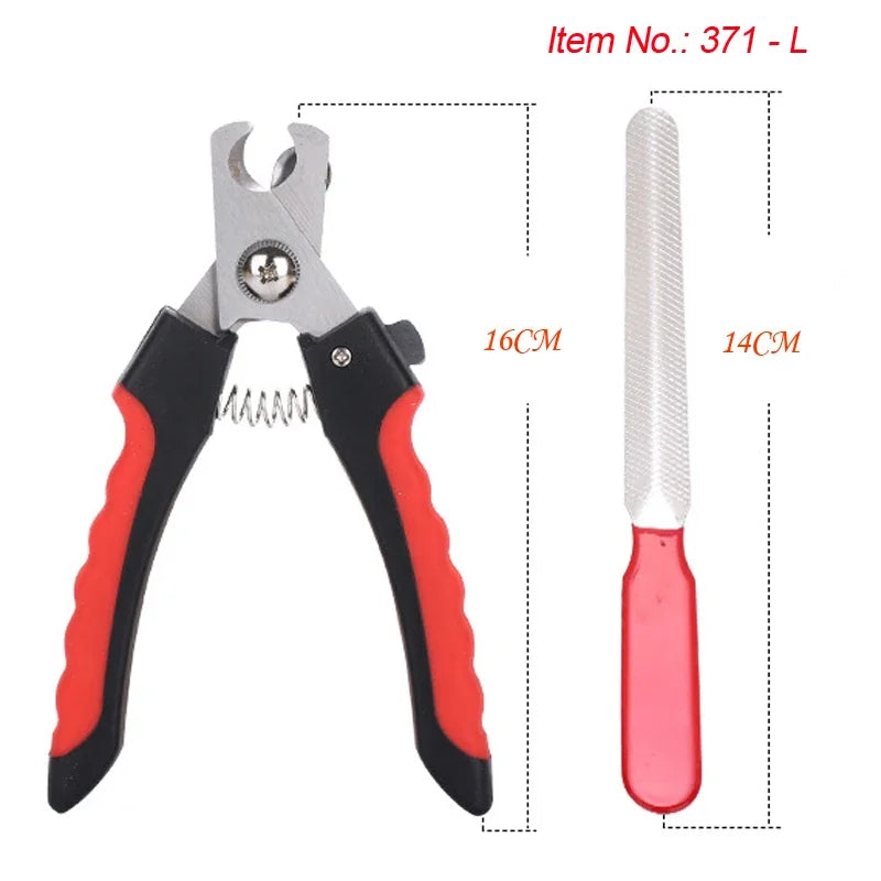 Stainless Steel Pet Nail Clippers - MY TECH PET SHOP