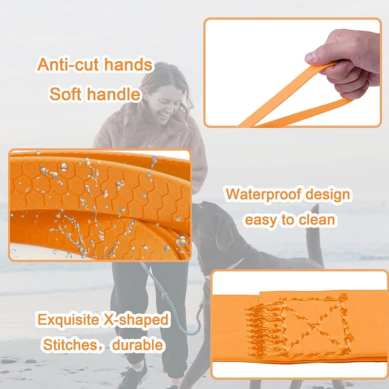 Durable Waterproof PVC Leash - MY TECH PET SHOP