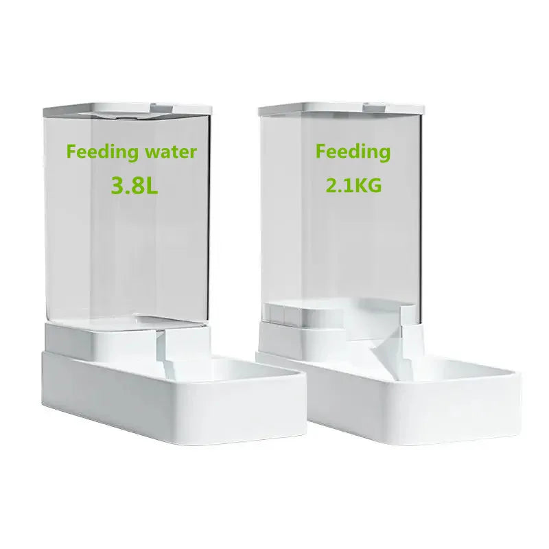 Large Capacity Transparent Gravity Food Bowl - MY TECH PET SHOP