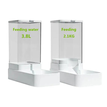 Large Capacity Transparent Gravity Food Bowl - MY TECH PET SHOP