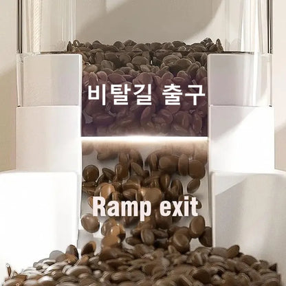 Large Capacity Transparent Gravity Food Bowl - MY TECH PET SHOP