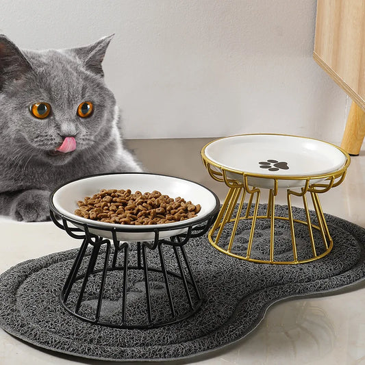 Elevated Ceramic Feeder Bowl - MY TECH PET SHOP