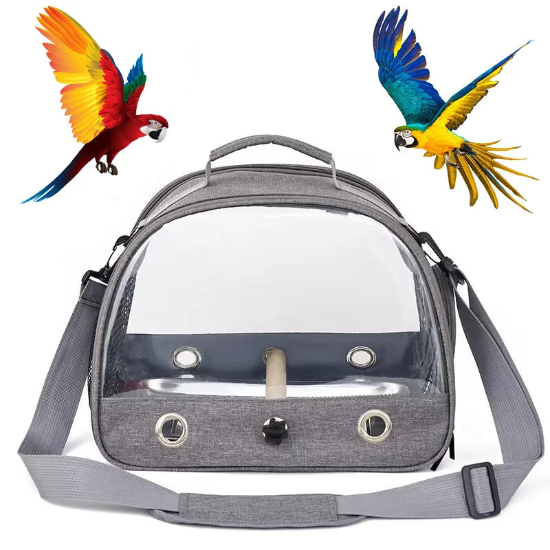 Portable Bird Travel Carrier Cage - MY TECH PET SHOP