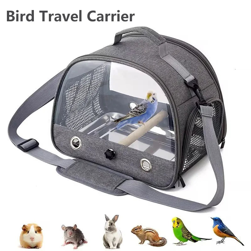 Portable Bird Travel Carrier Cage - MY TECH PET SHOP