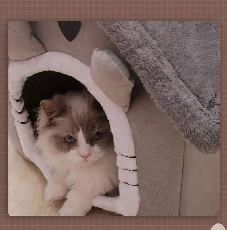 All Seasons Corduroy Pet House - MY TECH PET SHOP