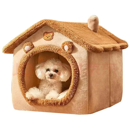 All Seasons Corduroy Pet House - MY TECH PET SHOP
