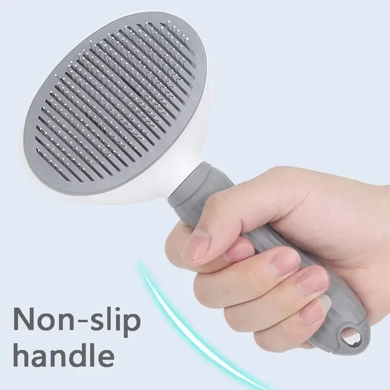 Self-Cleaning Pet Grooming Brush - MY TECH PET SHOP