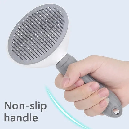 Self-Cleaning Pet Grooming Brush - MY TECH PET SHOP