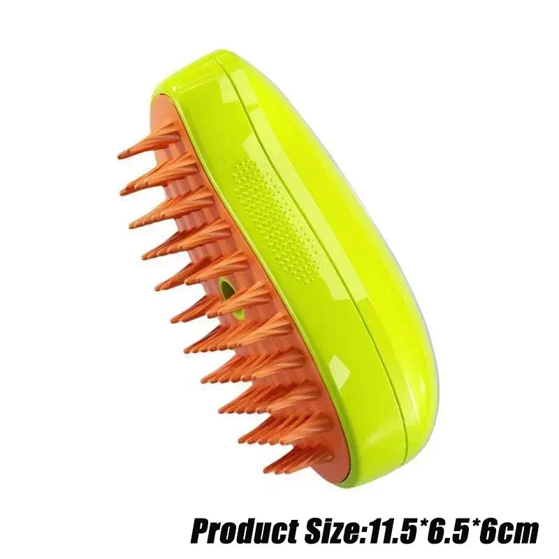 3-in-1 Steamy Pet Brush - MY TECH PET SHOP