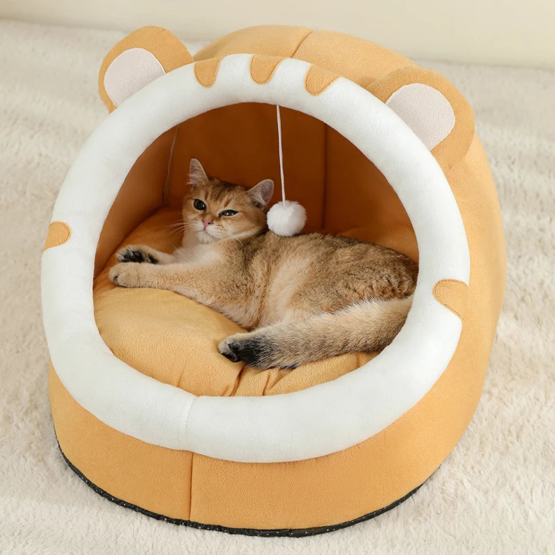 Super Soft Cotton Cat Bed - MY TECH PET SHOP