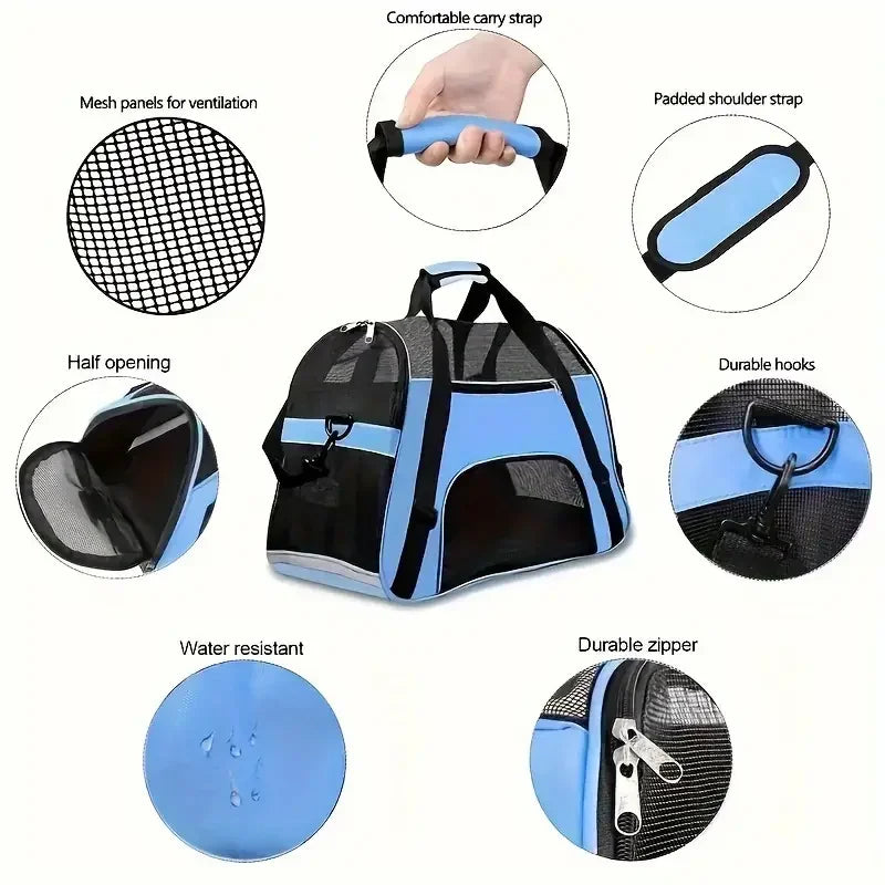 Breathable Portable Pet Carrier Bag - MY TECH PET SHOP