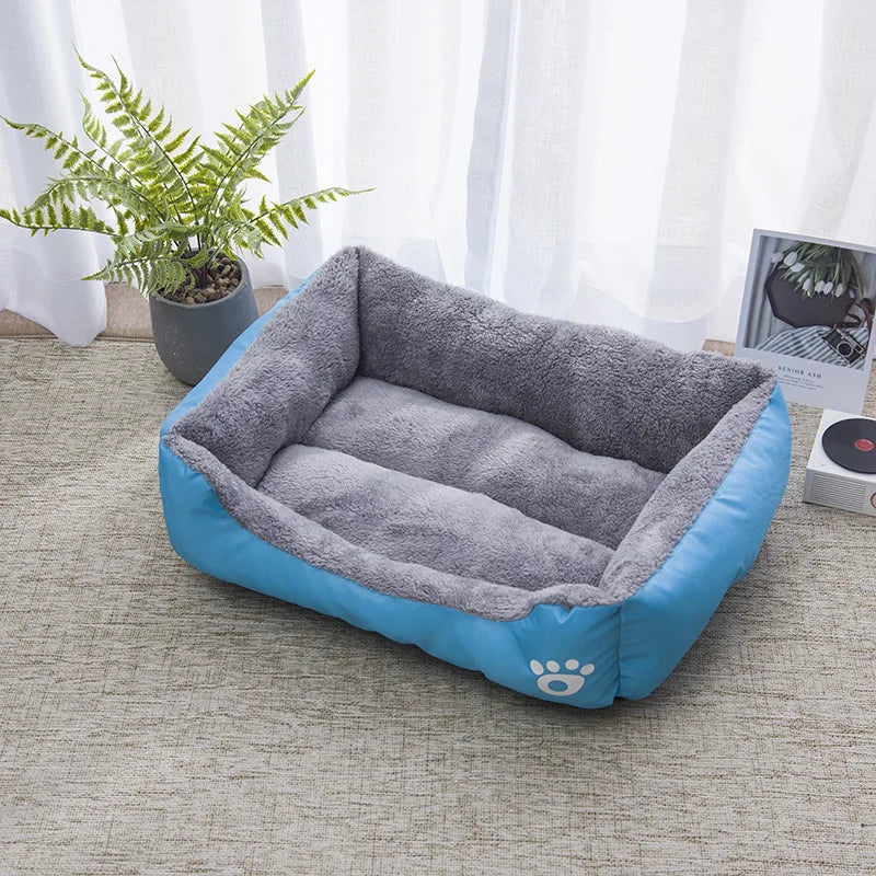 Colorful Soft Waterproof Winter Pet House Bed - MY TECH PET SHOP