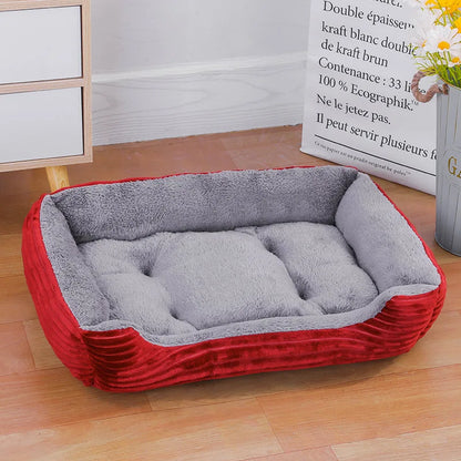 Colorful Soft Waterproof Winter Pet House Bed - MY TECH PET SHOP