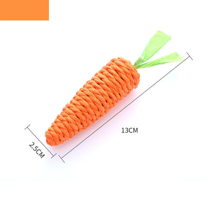 Bite-Resistant Carrot Cat Toy - MY TECH PET SHOP
