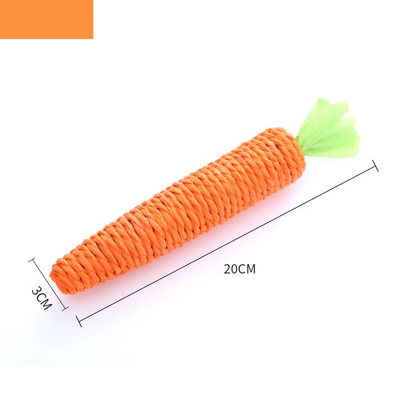 Bite-Resistant Carrot Cat Toy - MY TECH PET SHOP