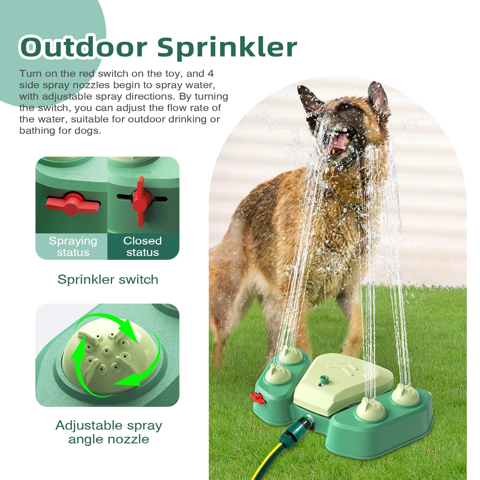 Water Sprinkler Toy - MY TECH PET SHOP