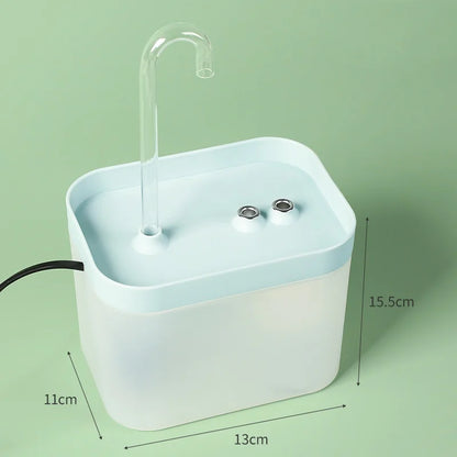 Ultra-Quiet USB Electric Pet Water Fountain - MY TECH PET SHOP