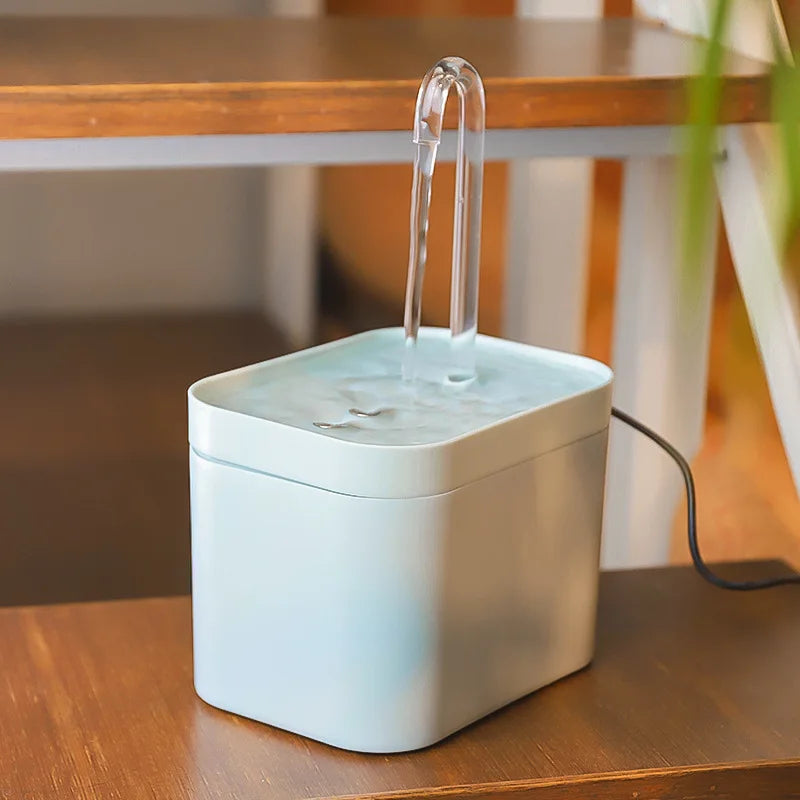 Ultra-Quiet USB Electric Pet Water Fountain - MY TECH PET SHOP
